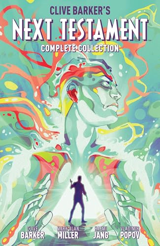 Comic book cover featuring a teal face with colorful, swirling energy.