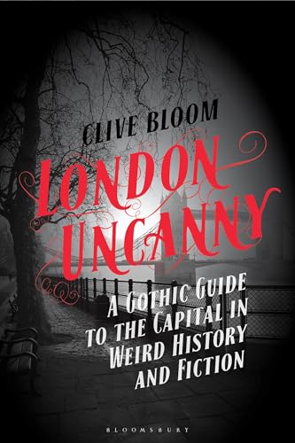 Book cover: “London Uncanny” with red text over a misty London scene.
