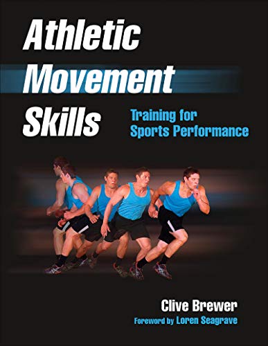 Book cover: “Athletic Movement Skills” with runners in motion.