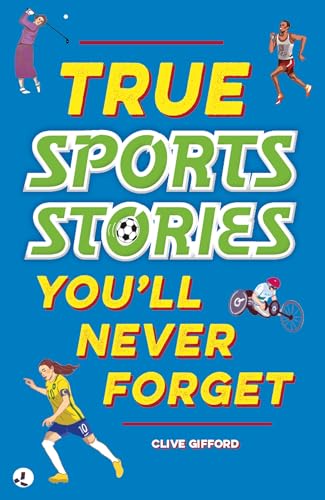Book cover with illustrations of athletes in various sports.