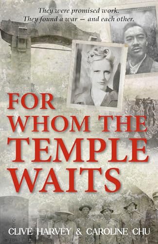 Book cover: "For Whom the Temple Waits" with historical portraits and imagery.