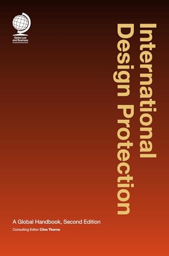 Red-brown book cover with gold text: "International Design Protection: A Global Handbook".