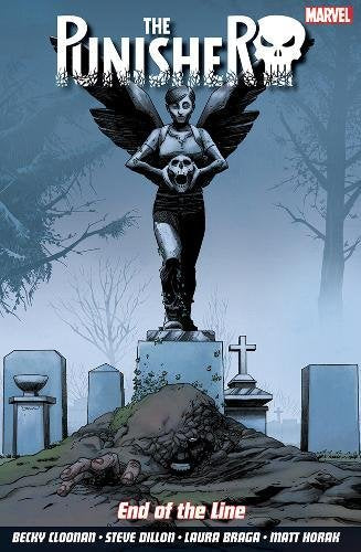 Comic book cover: The Punisher Vol. 2, featuring a winged statue.