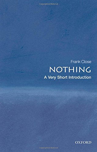 Book cover: "Nothing: A Very Short Introduction" by Frank Close.