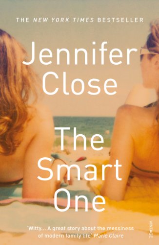 Book cover: two women on a beach, title “The Smart One”.