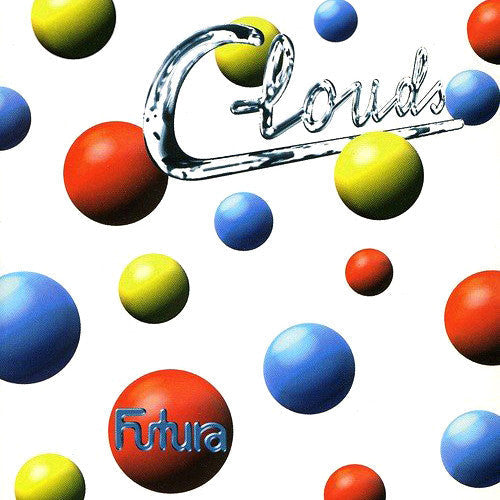 Album cover with colorful spheres and the band name "Clouds" in script.