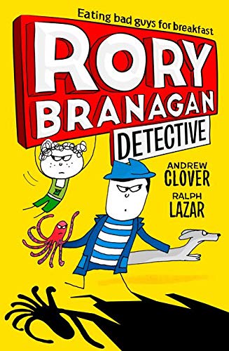 Book cover: “Rory Branagan Detective” with cartoon figures and bold red text.