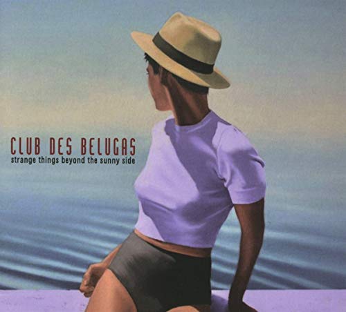 CD cover: woman in hat and swimsuit by the ocean.