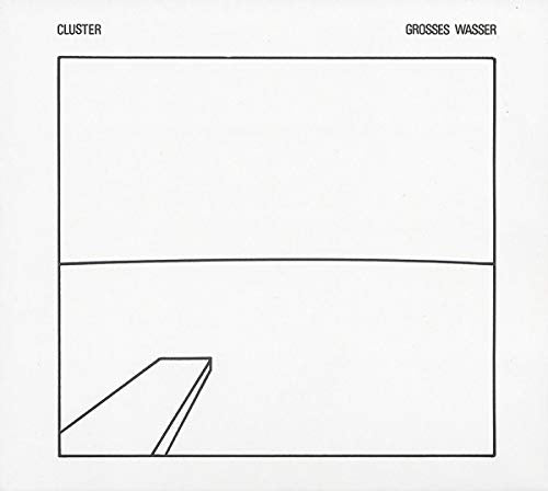 Cluster “grosses wasser” vinyl record cover: white with a simple line drawing.