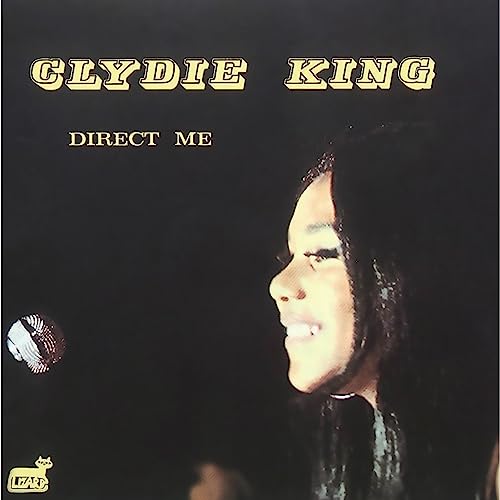 Clydie King album cover, "Direct Me," featuring a portrait of the artist.
