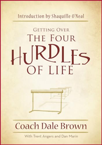 Book cover: "Getting Over the Four Hurdles of Life" with hurdle image.
