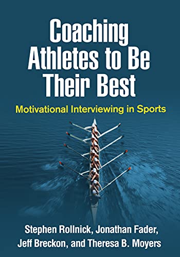 Book cover: "Coaching Athletes To Be Their Best" with a rowing team image.