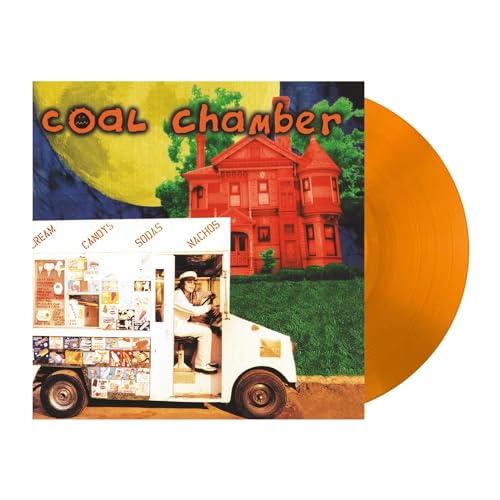 Coal Chamber album cover with an orange vinyl record beside it.