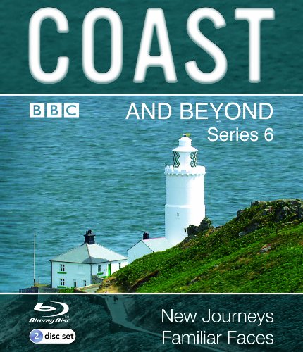 Blu-ray cover featuring a white lighthouse and building by a blue sea.