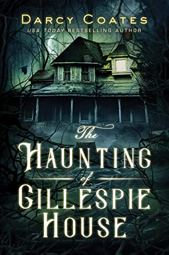 Book cover depicting a dark, spooky house under a full moon.