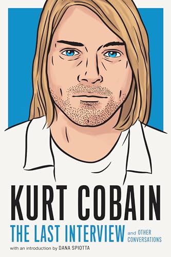 Book cover featuring an illustrated portrait of Kurt Cobain.