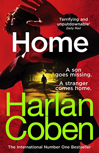 Book cover for "Home" by Harlan Coben, featuring a shadowy figure.
