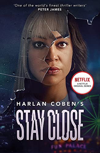 Book cover featuring a woman’s face partially obscured by cracked glass.