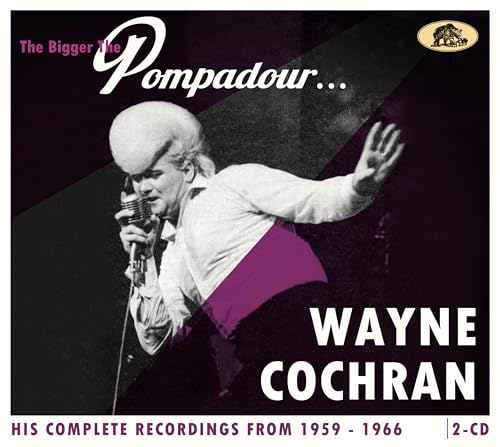 CD cover featuring Wayne Cochran with a large pompadour hairstyle.