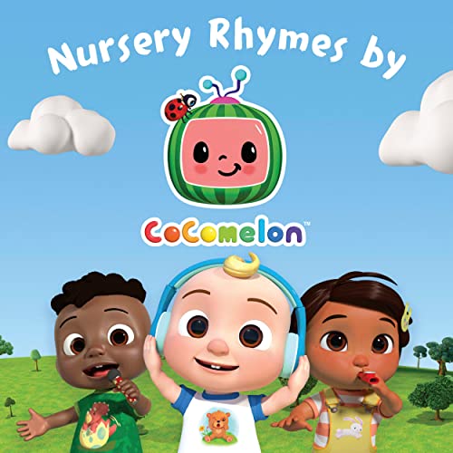 CoComelon CD cover featuring cartoon children and a watermelon character.
