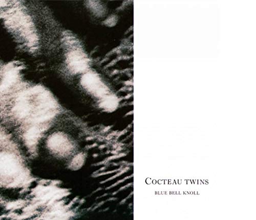 Album cover with a grainy, black and white textured image and white text.