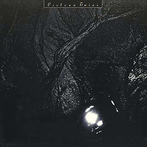 Dark, abstract album cover for Cocteau Twins’ “The Pink Opaque” vinyl.
