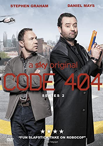 DVD cover for "Code 404: Series 2" featuring two men and a drone.