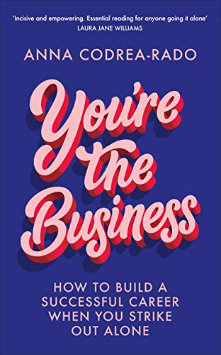 Book cover: "You're the Business" with red, stylized title text.