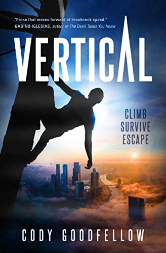 Book cover: Silhouette of a climber against a city skyline.
