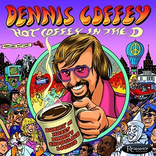 CD cover for "Hot Coffey In The D" featuring Dennis Coffey’s portrait.