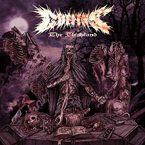 CD cover: skeletal figure with a cloak, surrounded by bones and gore.