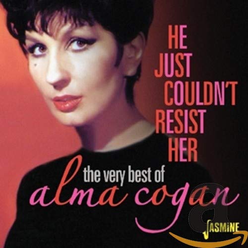 Alma Cogan CD cover featuring a portrait of the singer in black.