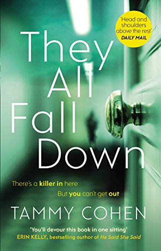 Book cover: "They All Fall Down" with a blurred doorway and gold text.