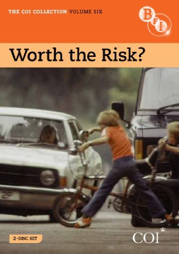 DVD cover: children on bicycles near cars, titled "Worth the Risk?".