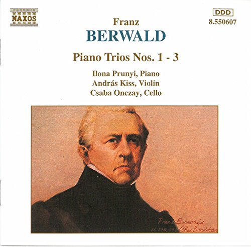 CD cover for Franz Berwald’s Piano Trios, featuring a portrait.
