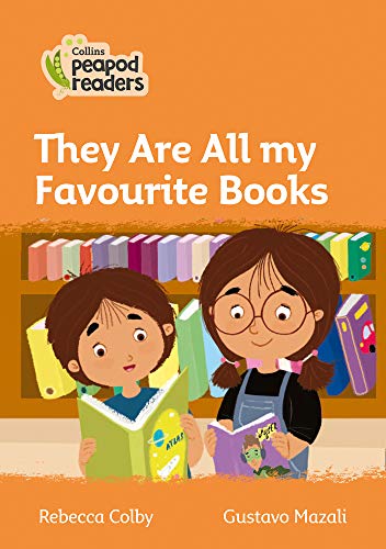 Book cover: children reading with colorful books on a shelf.