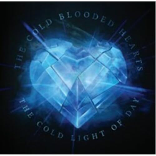 A glowing, crystalline blue heart surrounded by light rays against a dark background.