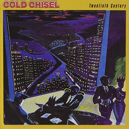 CD cover for Cold Chisel’s “Twentieth Century” with a city skyline.