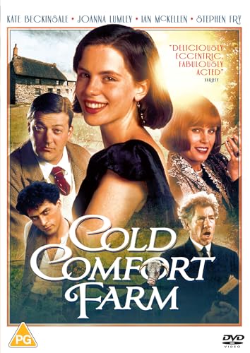 DVD cover for "Cold Comfort Farm" featuring Kate Beckinsale and cast.