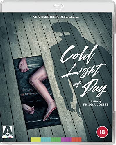 Blu-ray cover for “Cold Light of Day” showing a shadowy figure and legs.
