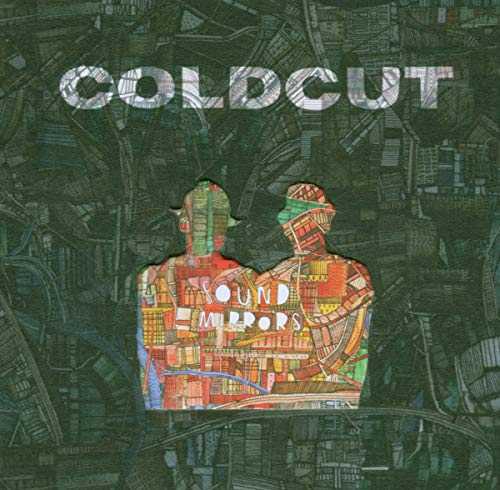 Coldcut "Sound Mirrors" CD cover with illustrated figures on a map.