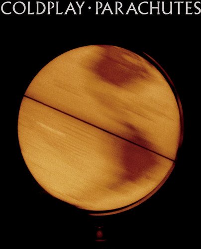 "Album cover featuring a yellow globe on a stand against a dark background."