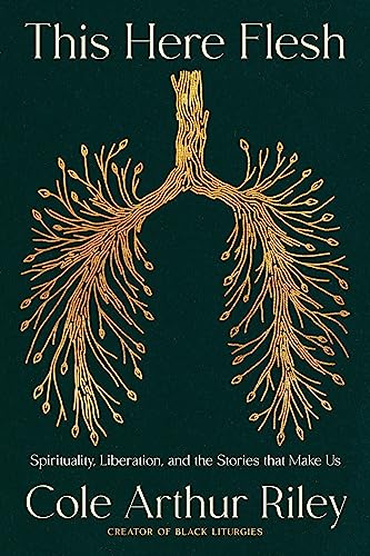 Book cover featuring a gold illustration of tree-like lungs on a dark green background.