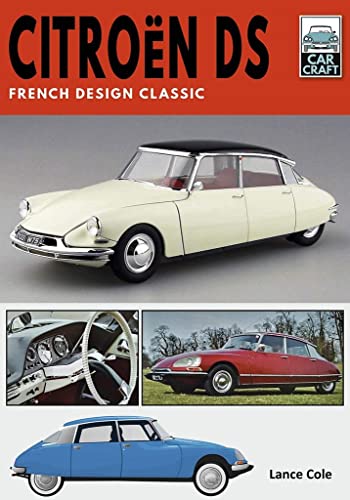Citroen DS car book cover featuring a cream-colored vintage sedan.