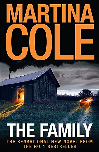 Book cover: dark farmhouse with light, car headlights, and author name.