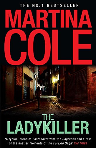 Book cover for The Ladykiller by Martina Cole featuring a person in a dark alley.