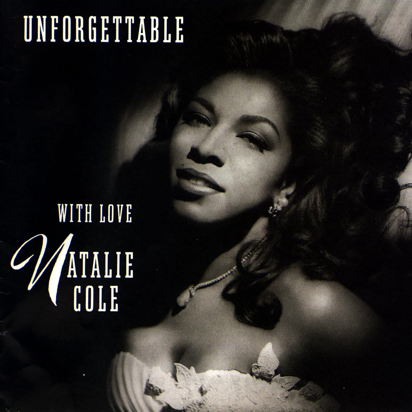 Black and white album cover featuring Natalie Cole in a portrait.