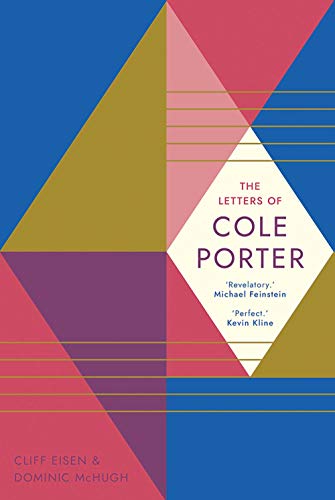 Book cover: "The Letters of Cole Porter" with geometric, colorful design.