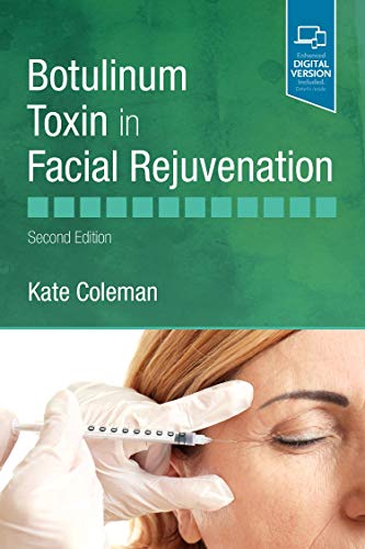 Book cover: "Botulinum Toxin in Facial Rejuvenation" with injection image.