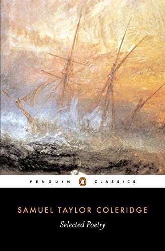 Book cover: “Selected Poetry” by Samuel Taylor Coleridge, with seascape painting.